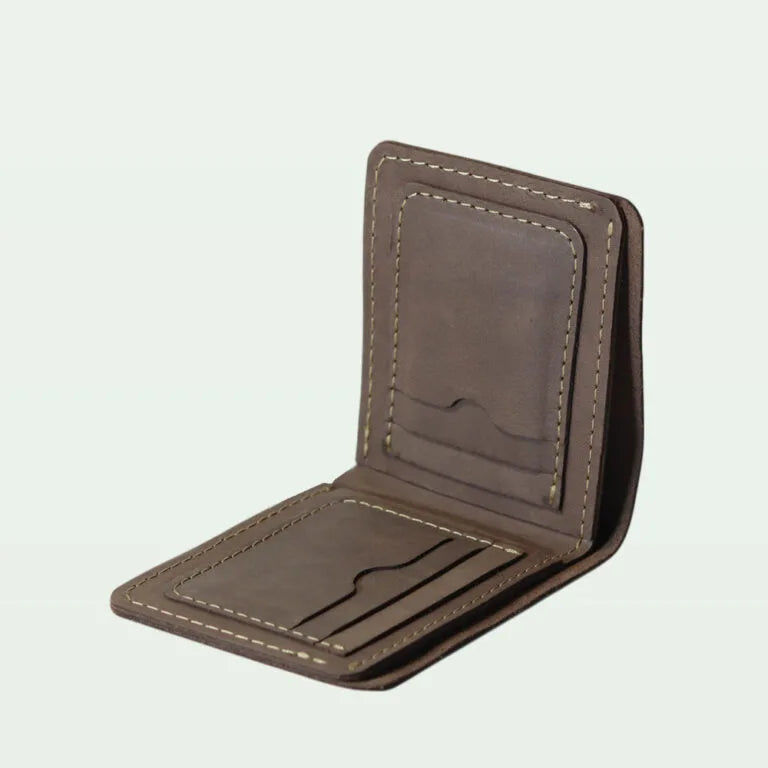 CardMaster Elite: Handcrafted Leather Wallet