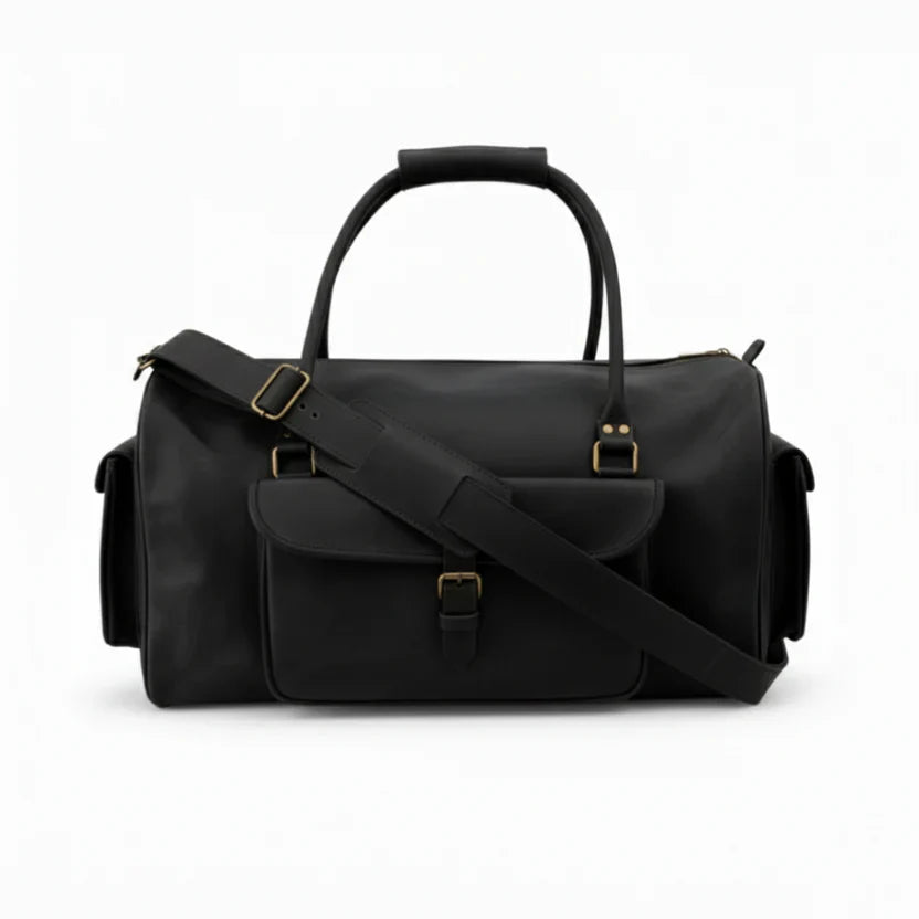 Softy Leather Duffel Bag Travel & Weekender Bag