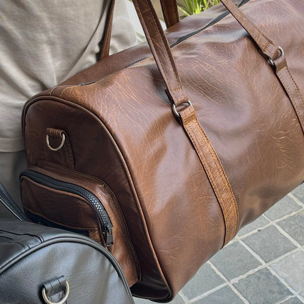 Premium Leather Duffle Bag