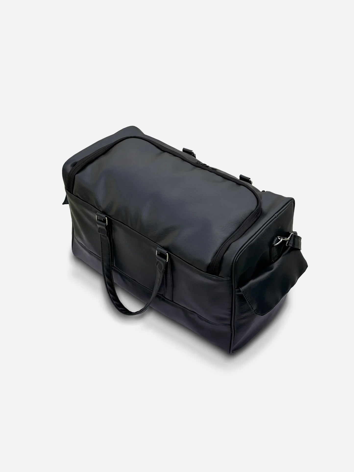 The Organized Leather Duffle Bag